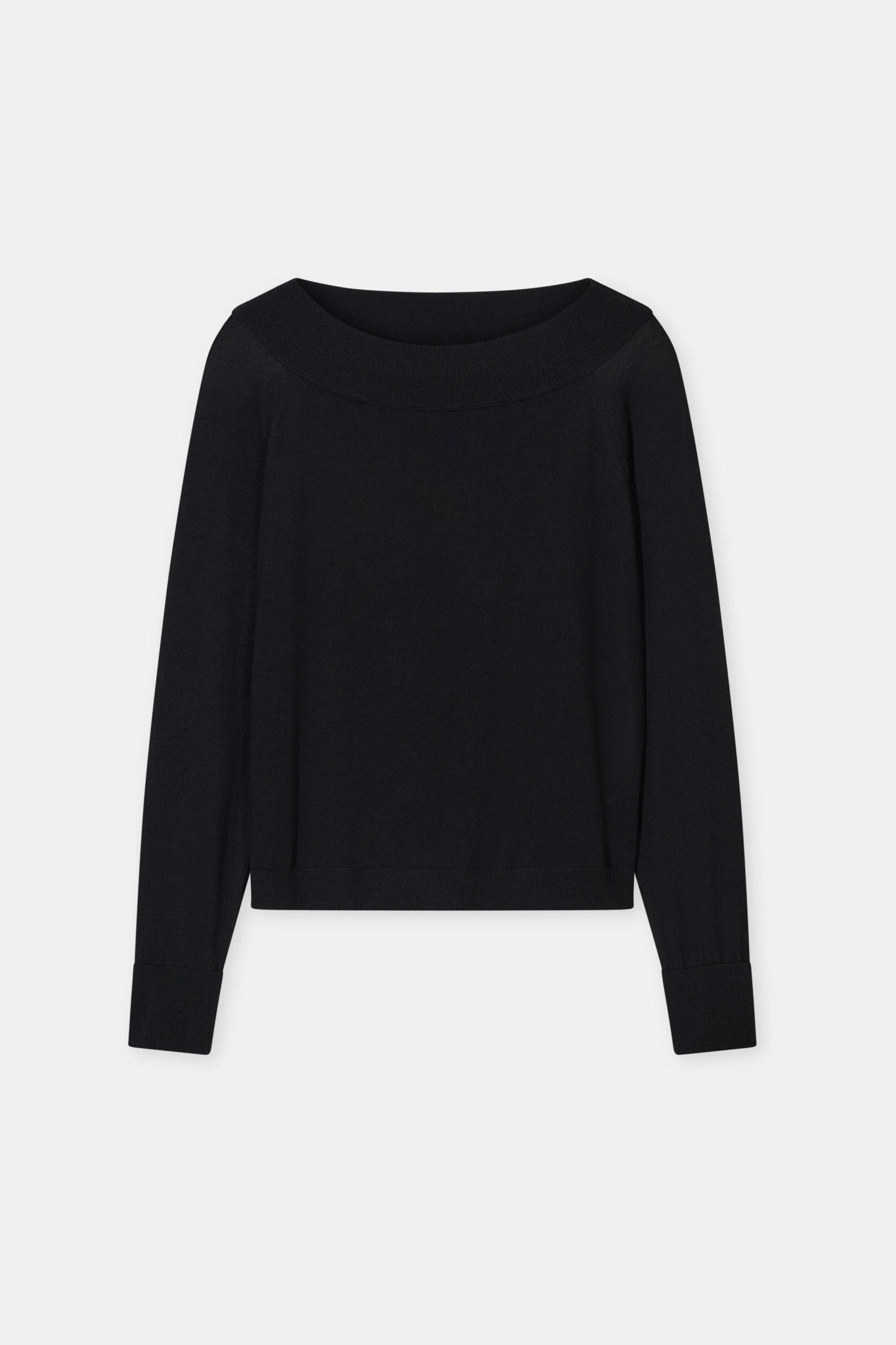 CLOSED WIDE NECK LONG SLEEVE BLACK - Den Lille Ida - Closed