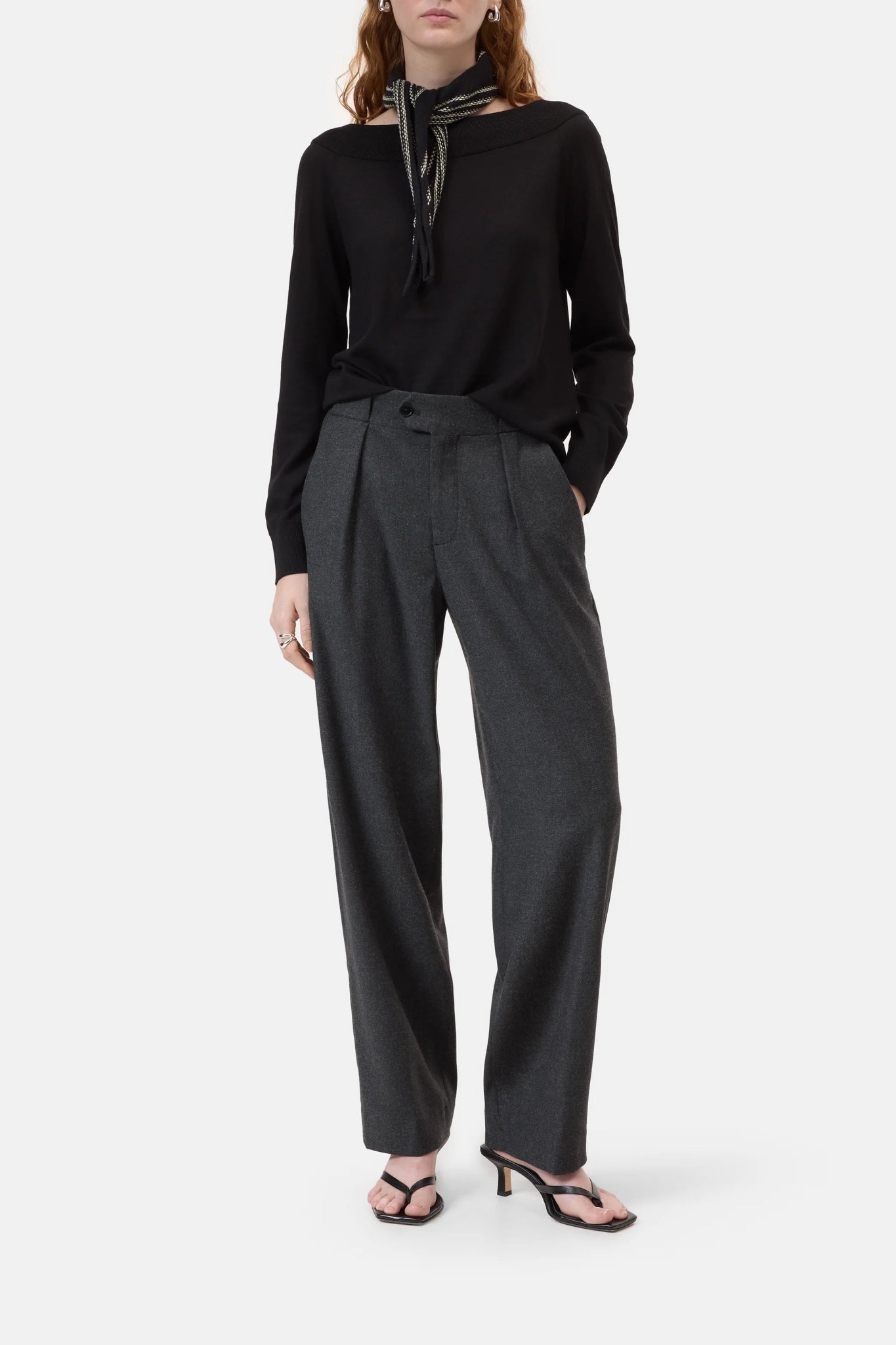 CLOSED WIDE NECK LONG SLEEVE BLACK - Den Lille Ida - Closed