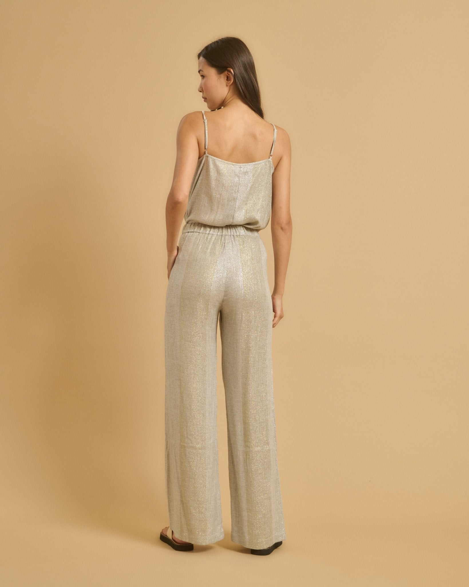 Diega Pants Portorico Dore Argent - Den Lille Ida - Diega