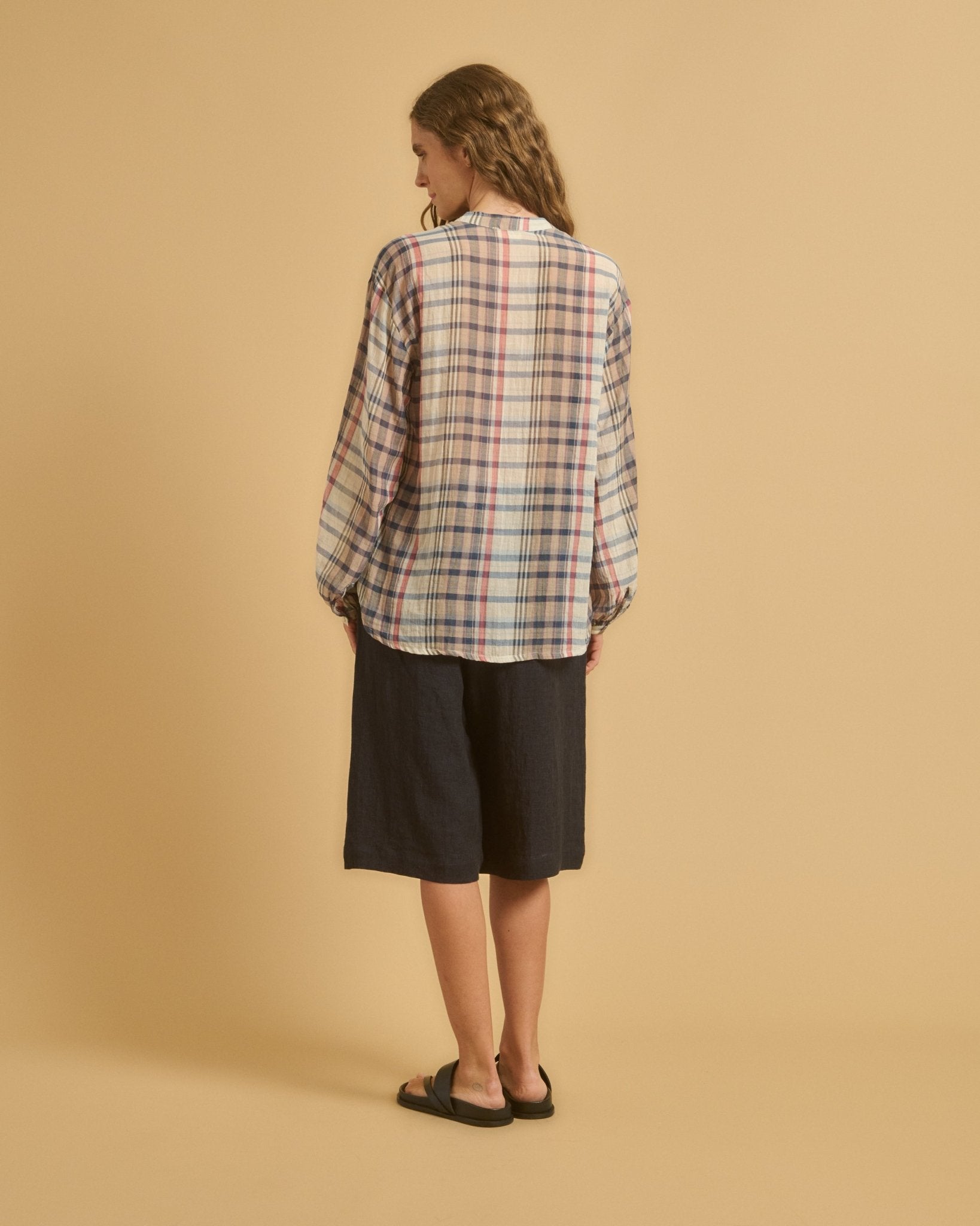 Diega Shirt Tolpa Blue Ecru Rose - Den Lille Ida - Diega