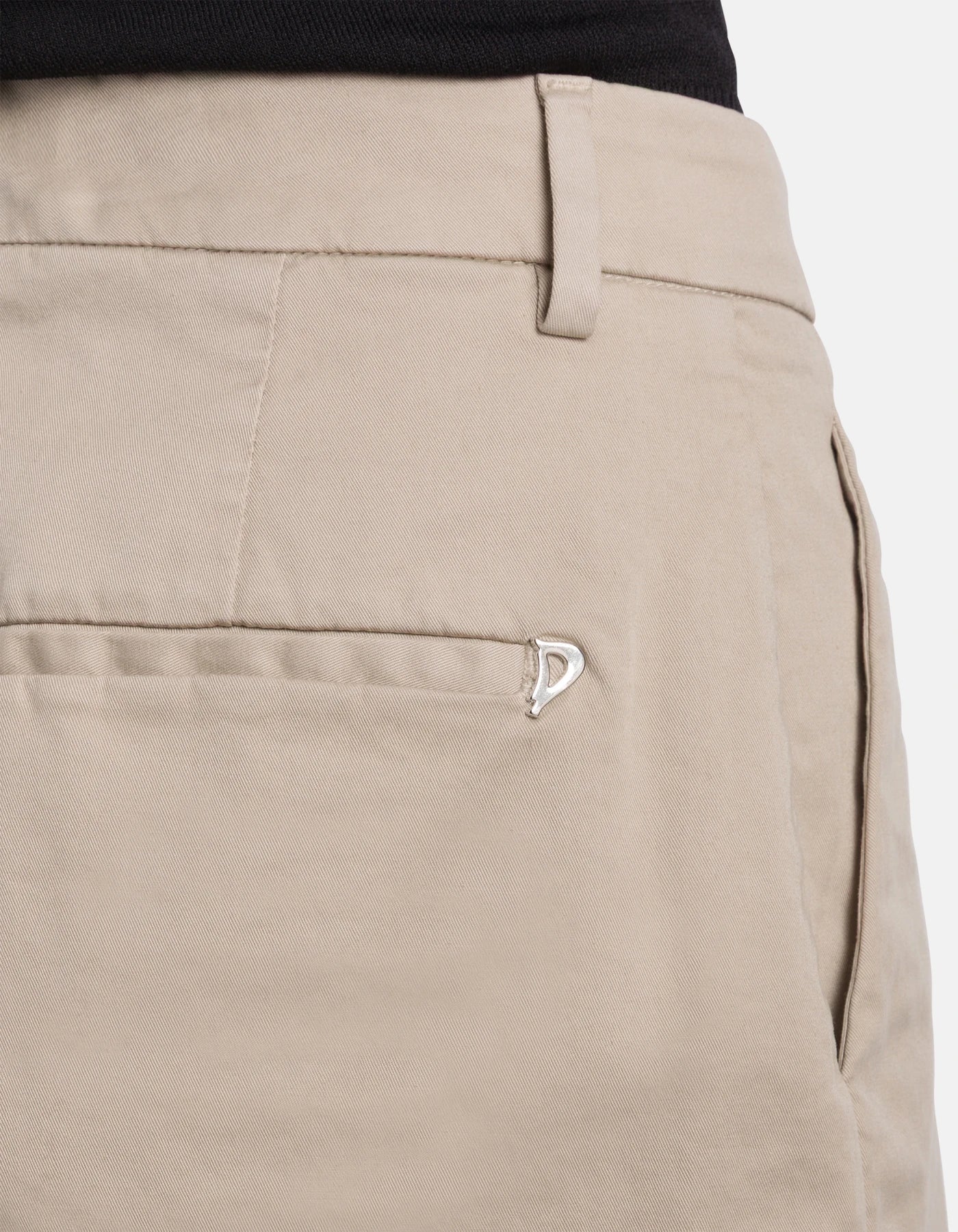 Dondup Lori Loose - Fit Shorts Cotton Garbardine Sand - Den Lille Ida - Dondup