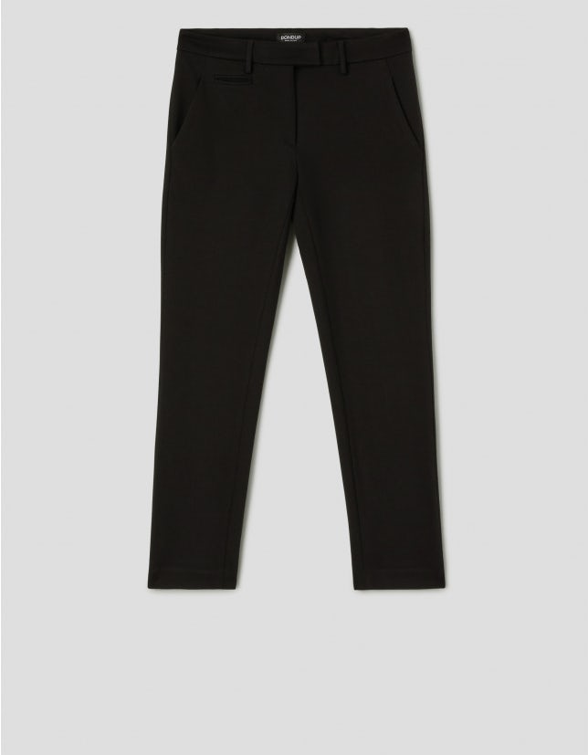 Dondup Perfect Slim-Fit Trousers in Jersey - Den Lille Ida - Dondup