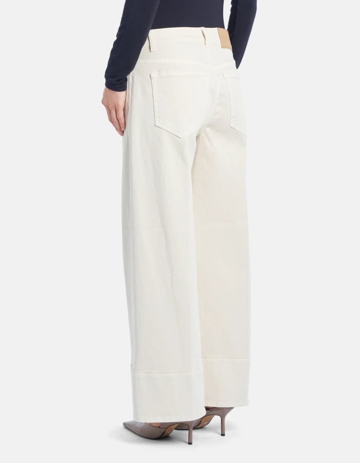 Dondup Ruby Wide - leg Jeans in Stretch Bull Denim - Den Lille Ida - Dondup