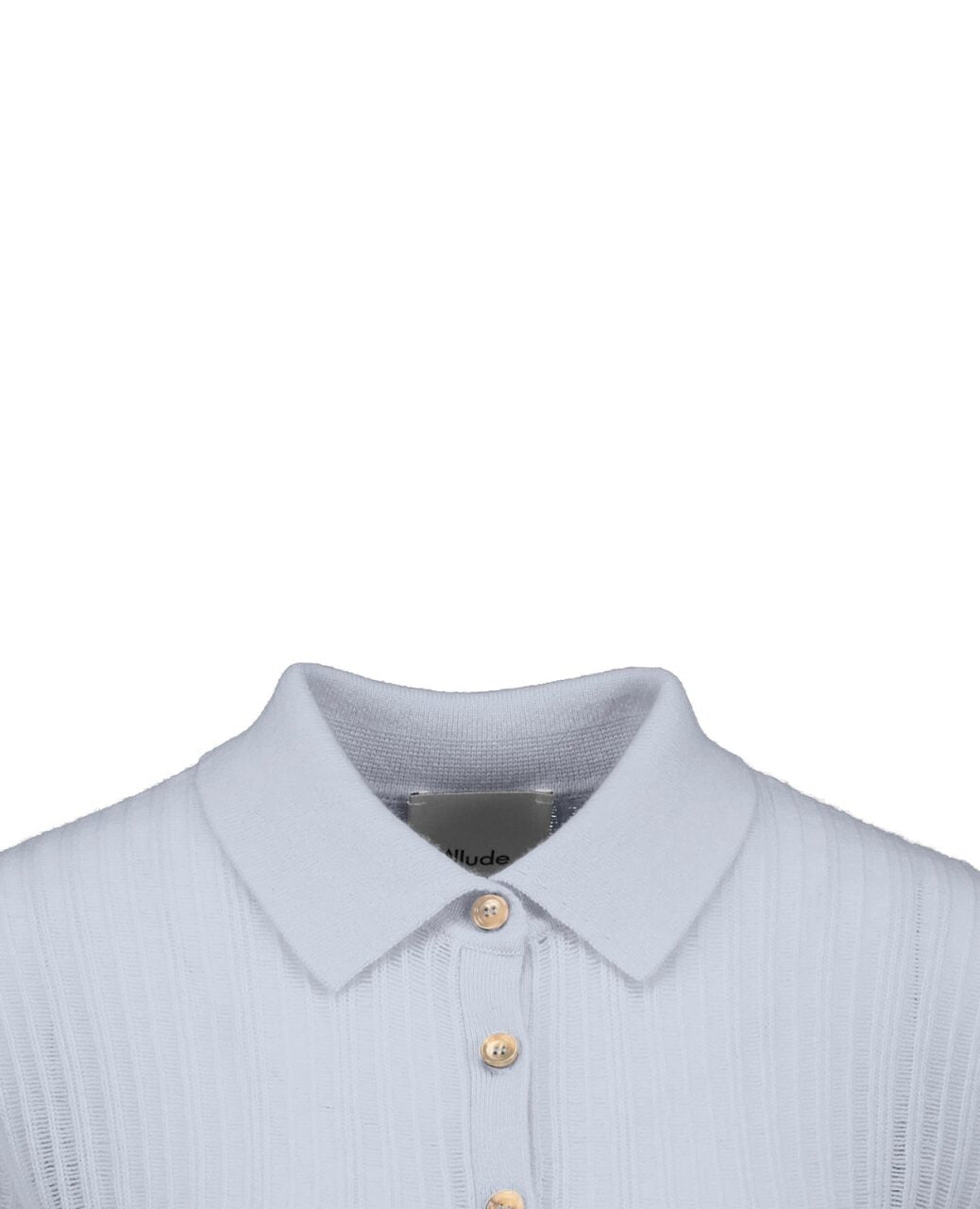 Allude Cashmere Poloneck Sweater Light Blue