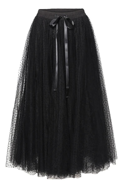 EMM Daisy Skirt Black with Black Dots - Den Lille Ida - EMM-Copenhagen