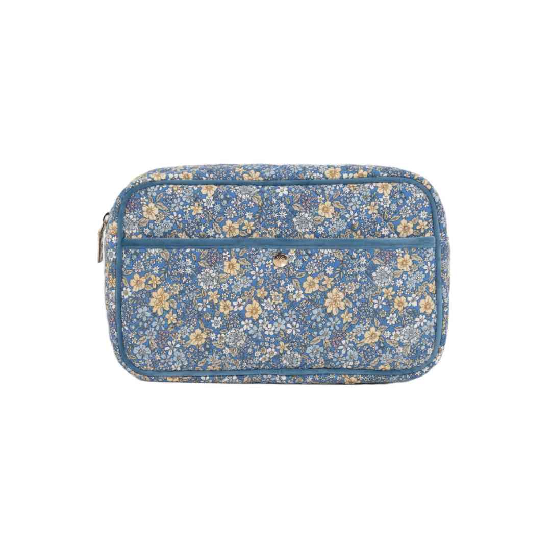 Fan Palm Beauty Bag Blue Flower - Den Lille Ida - Fan Palm