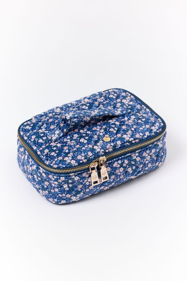 Fan Palm Beauty Bag Blue Blossom - Den Lille Ida - Fan Palm