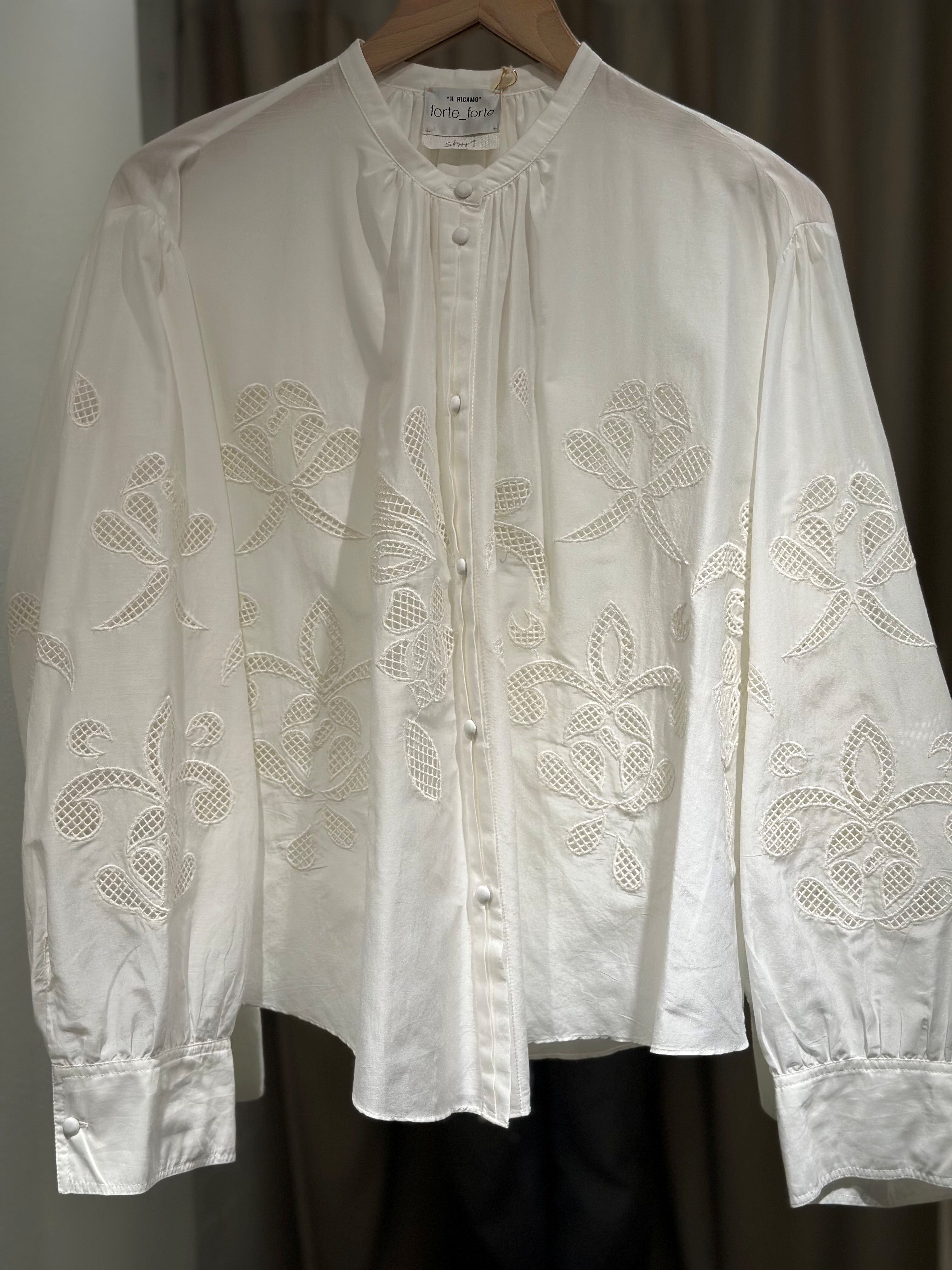 forte_forte "lunamaris" voile bohemian shirt
