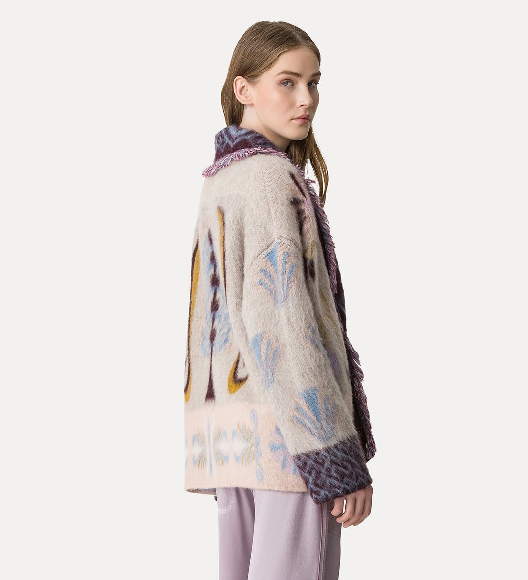 forte forte cardigan in baby alpaca avorio - Den Lille Ida - forte_forte