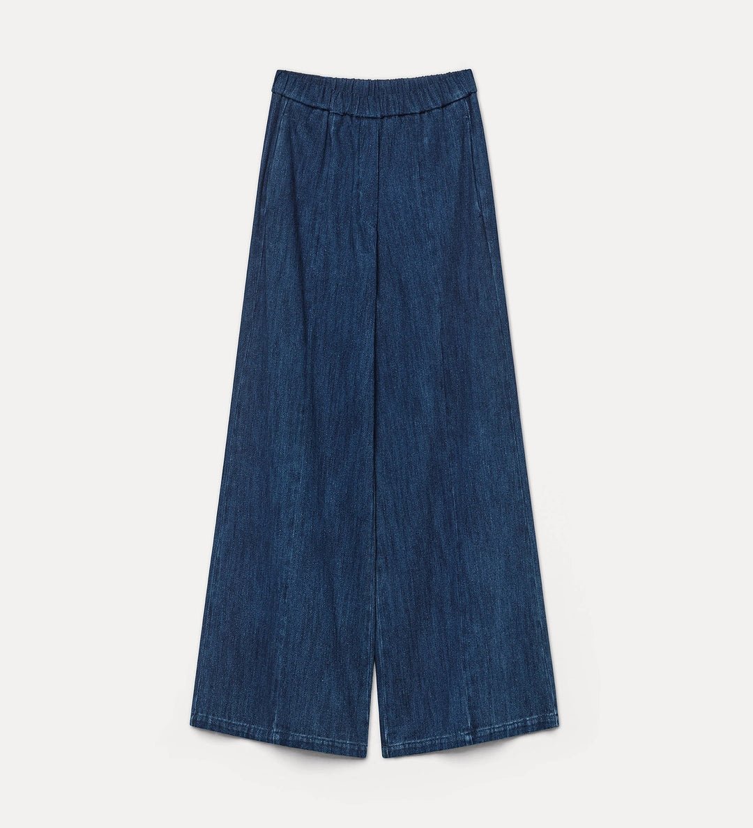 forte forte denim elasticated palazzo pants indaco - Den Lille Ida - forte