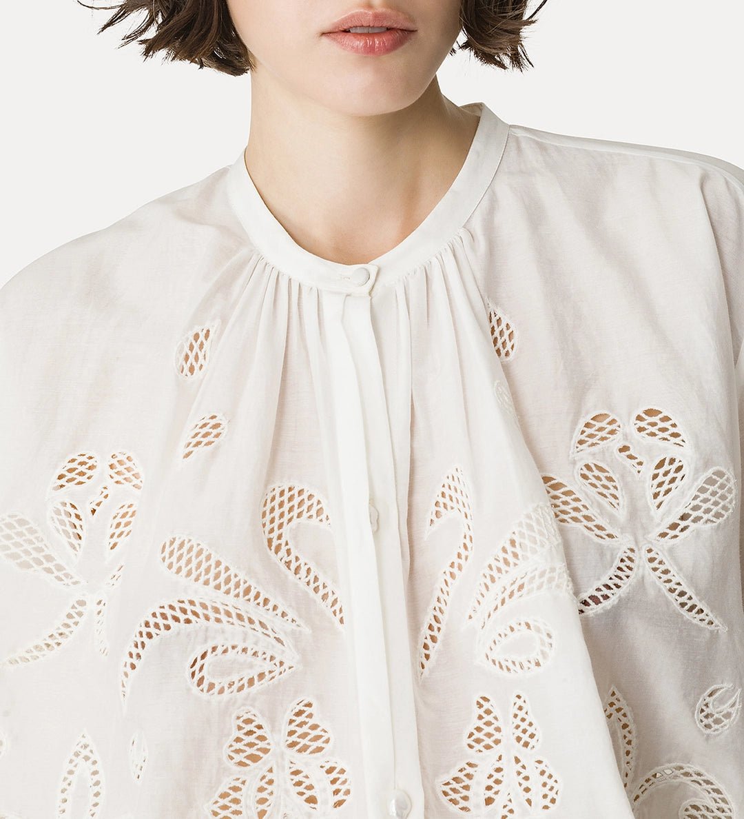 forte_forte "lunamaris" voile bohemian shirt - Den Lille Ida - forte_forte