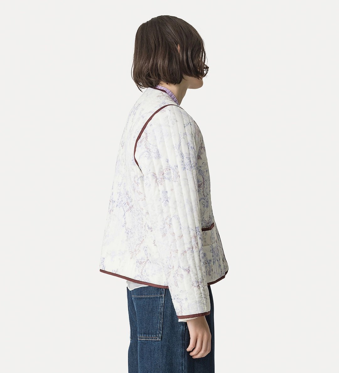 forte_forte quilted blouson “nontiscordardime” glicine - Den Lille Ida - forte_forte