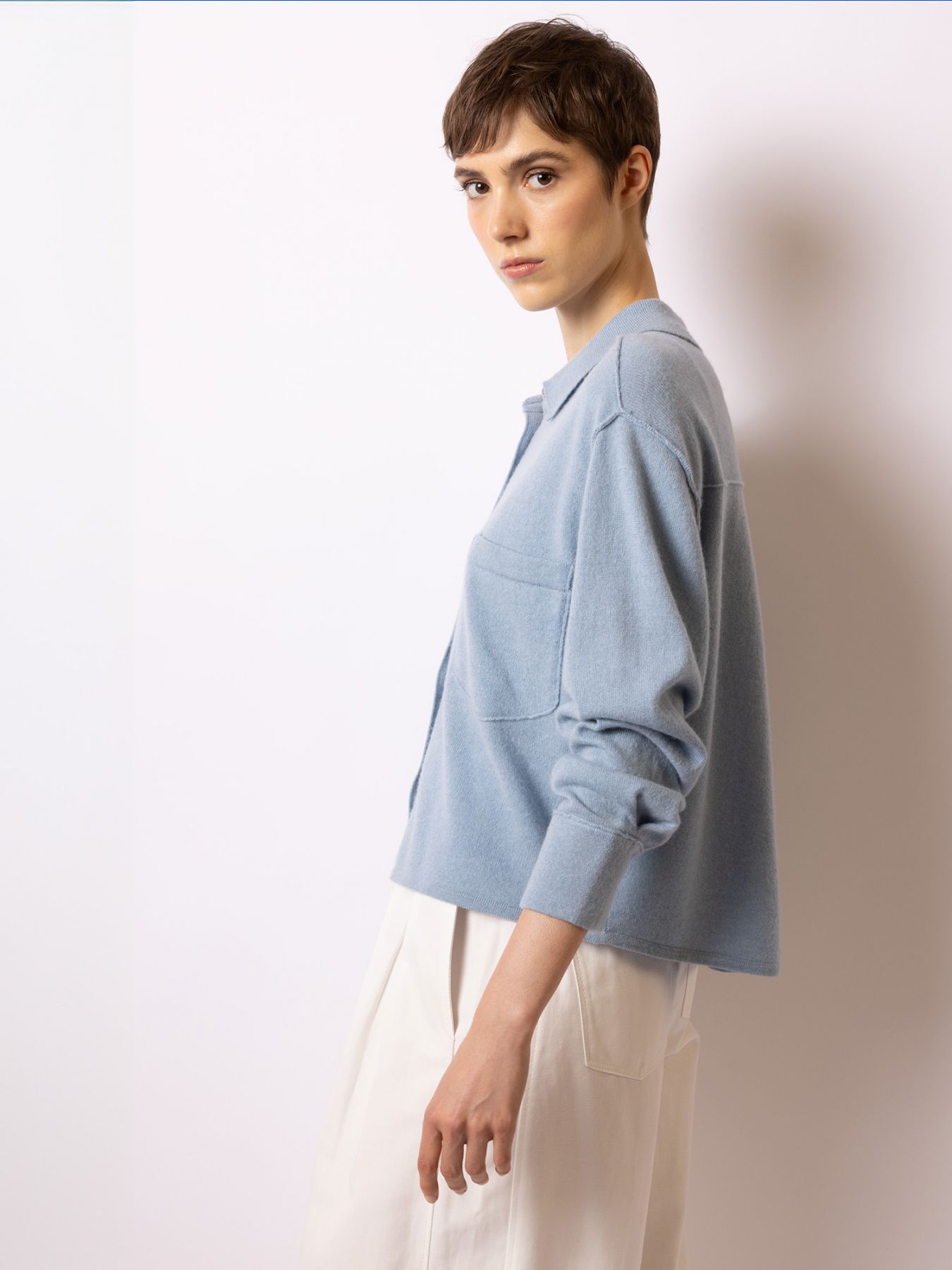 FTC Overshirt Washed Blue - Den Lille Ida - FTC