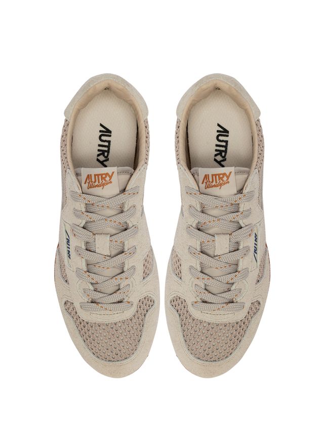 Autry Windspin Knitted Suede Sand