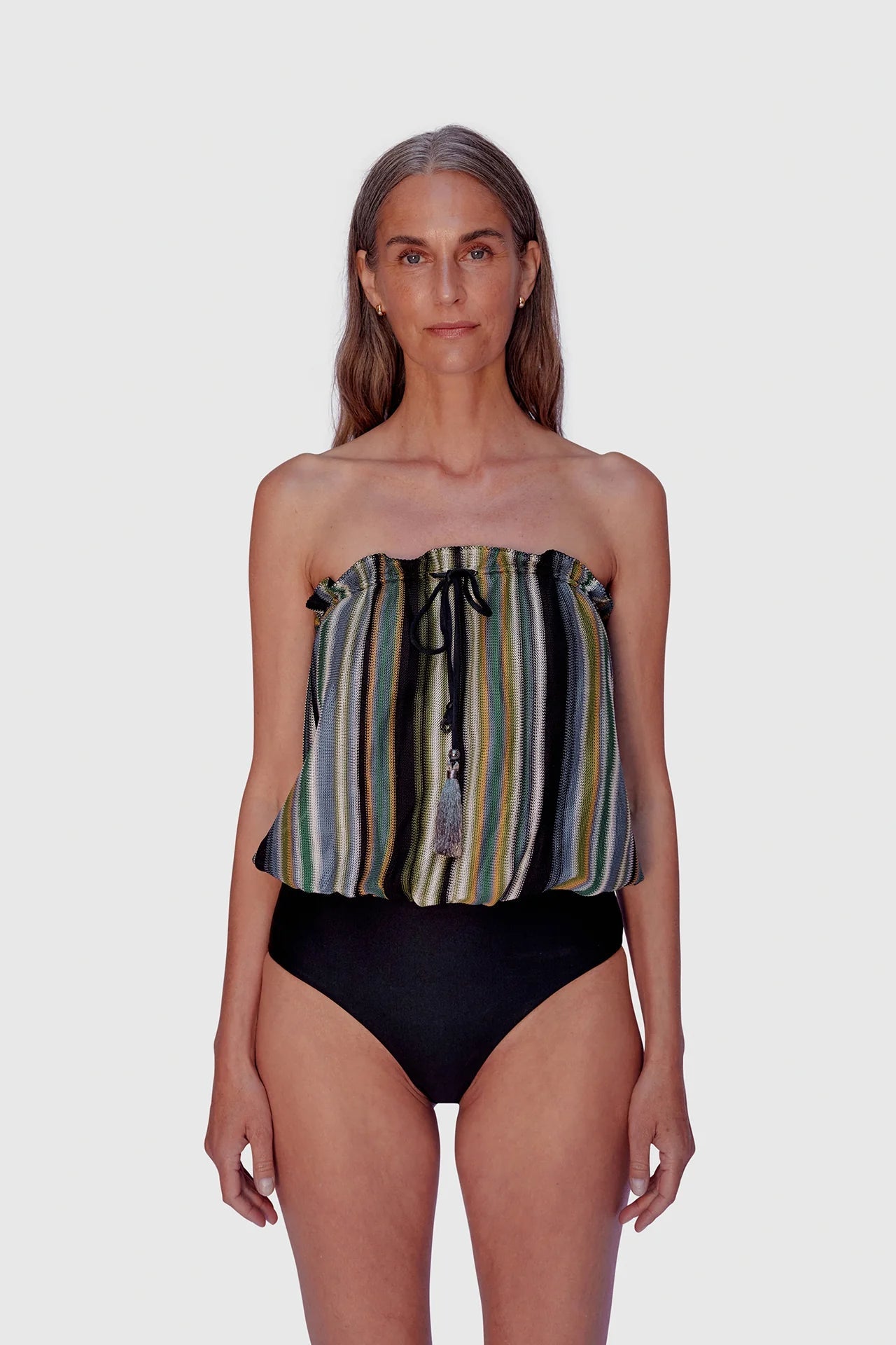 HANNE BLOCH STRIPE KNIT BANDEAU BADEDRAGT - Den Lille Ida - HANNE BLOCH