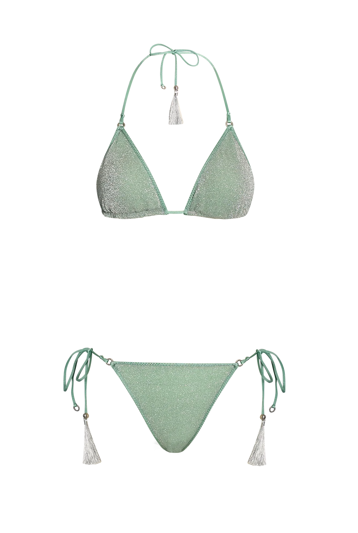 HANNE BLOCH OCEAN GLITTER TRIANGLE BIKINI - Den Lille Ida