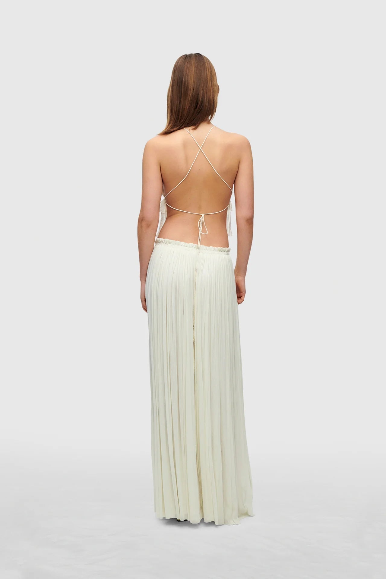 HANNE BLOCH IVORY SILK TULLE TOP - Den Lille Ida - HANNE BLOCH