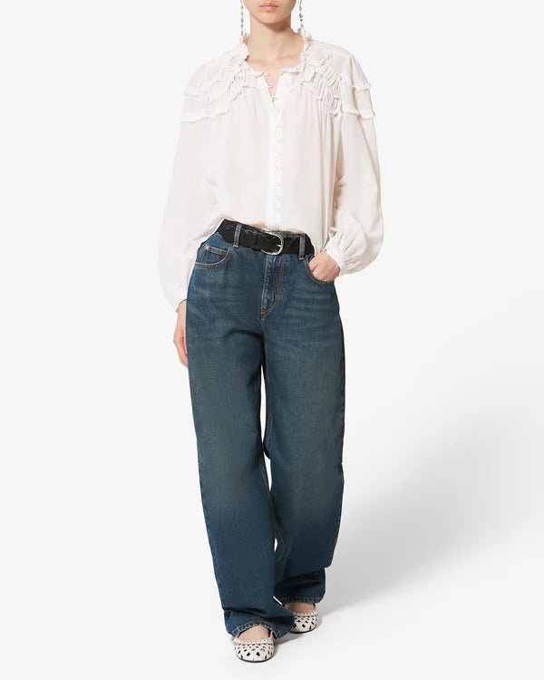 Isabel Marant Christa Top White - Den Lille Ida - Isabel Marant Étoile