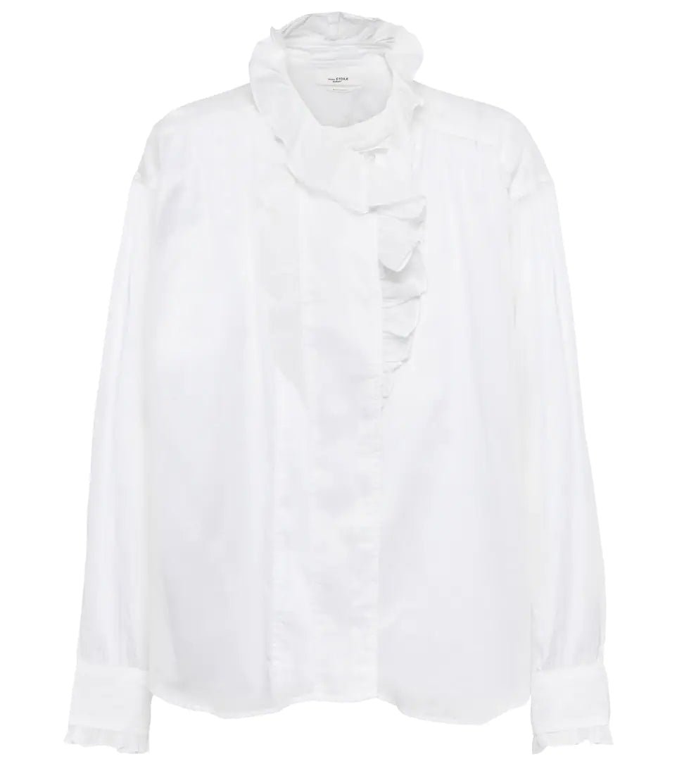 Isabel Marant Etoile Pamias Ruffle Blouse - Den Lille Ida - Isabel Marant Étoile