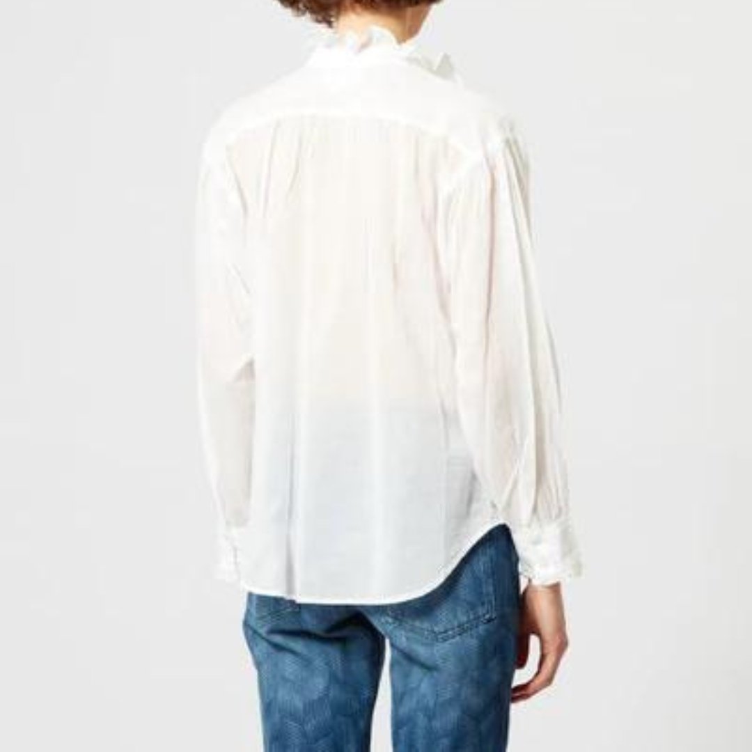 Isabel Marant Etoile Pamias Ruffle Blouse - Den Lille Ida - Isabel Marant Étoile