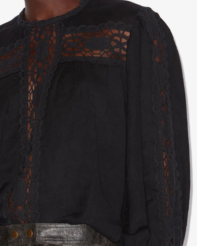 Isabel Marant Valmira Top Black - Den Lille Ida - Isabel Marant Étoile