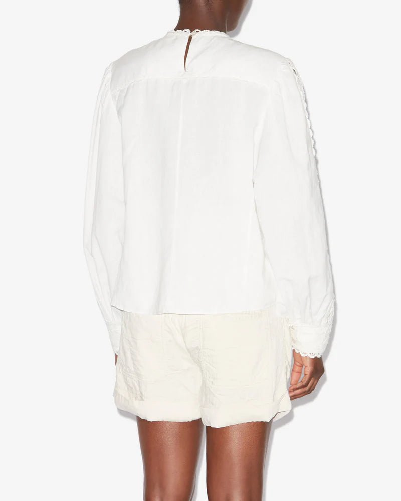 Isabel Marant Valmira Top White - Den Lille Ida - Isabel Marant Étoile