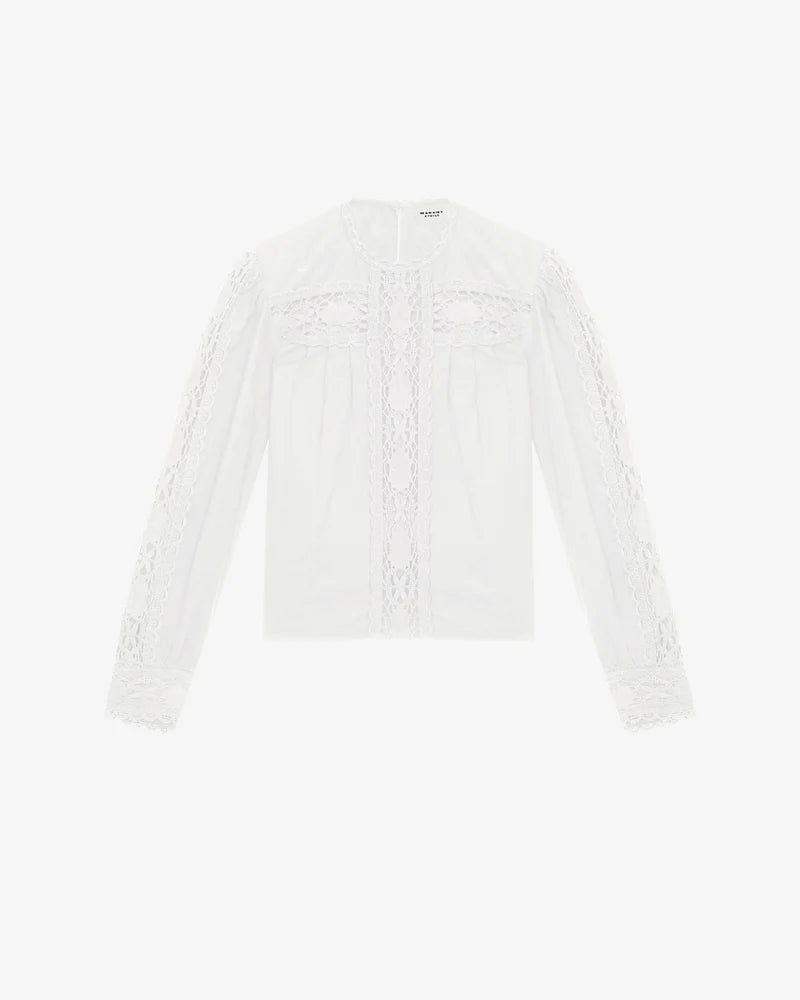 Isabel Marant Valmira Top White - Den Lille Ida - Isabel Marant Étoile