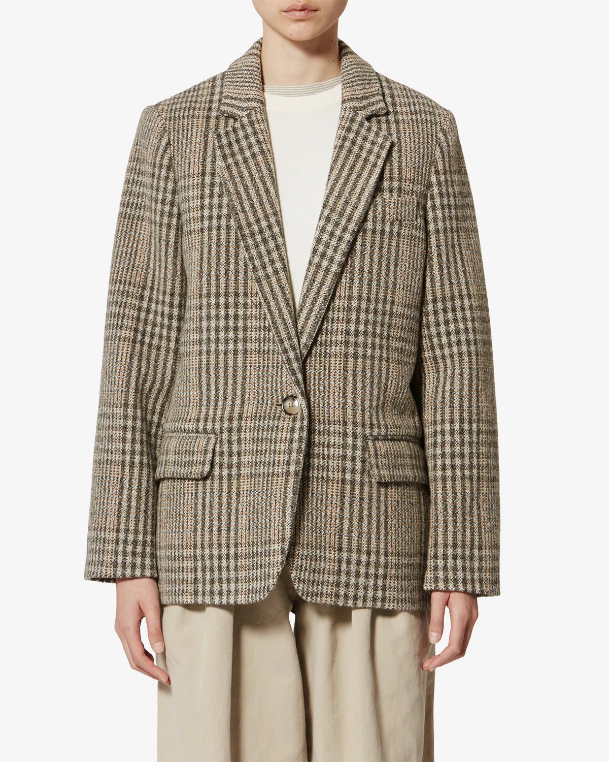 Isabel Marant Kerstin Jacket Beige - Den Lille Ida - Isabel Marant Étoile