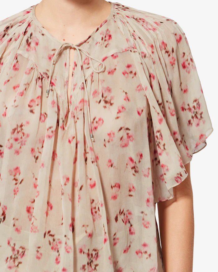 Isabel Marant Neslya Top Beige - Den Lille Ida - Isabel Marant Étoile