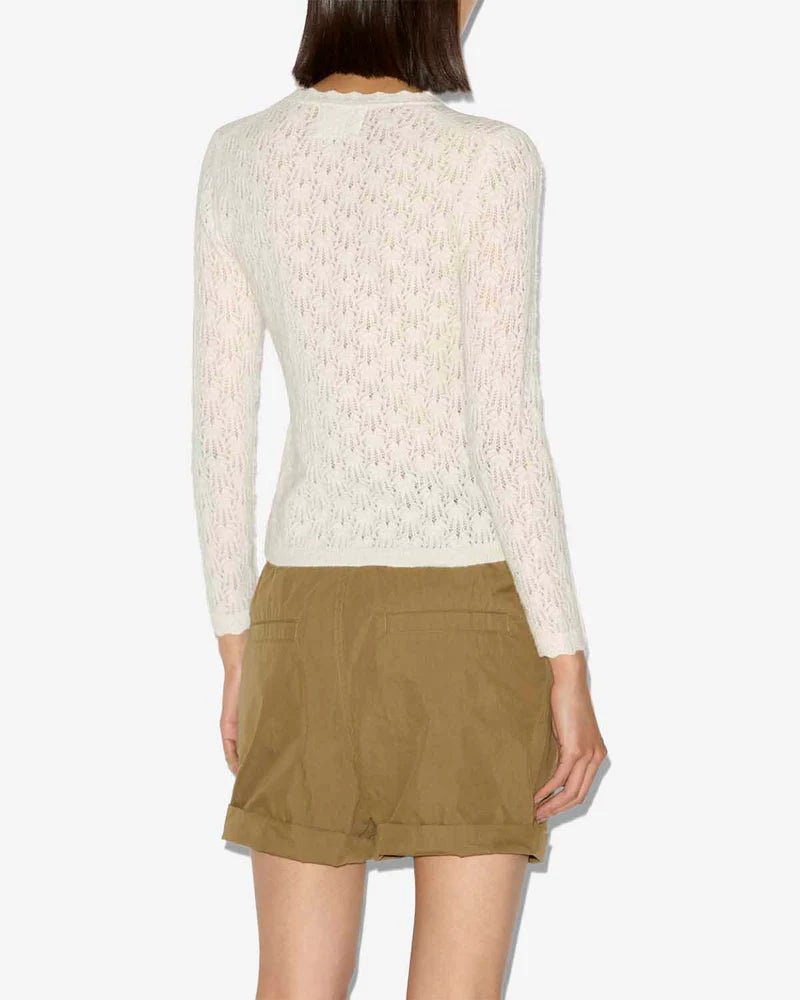 Isabel Marant Obeline Pullover Ecru - Den Lille Ida - Isabel Marant Étoile