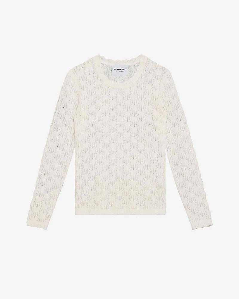Isabel Marant Obeline Pullover Ecru - Den Lille Ida - Isabel Marant Étoile