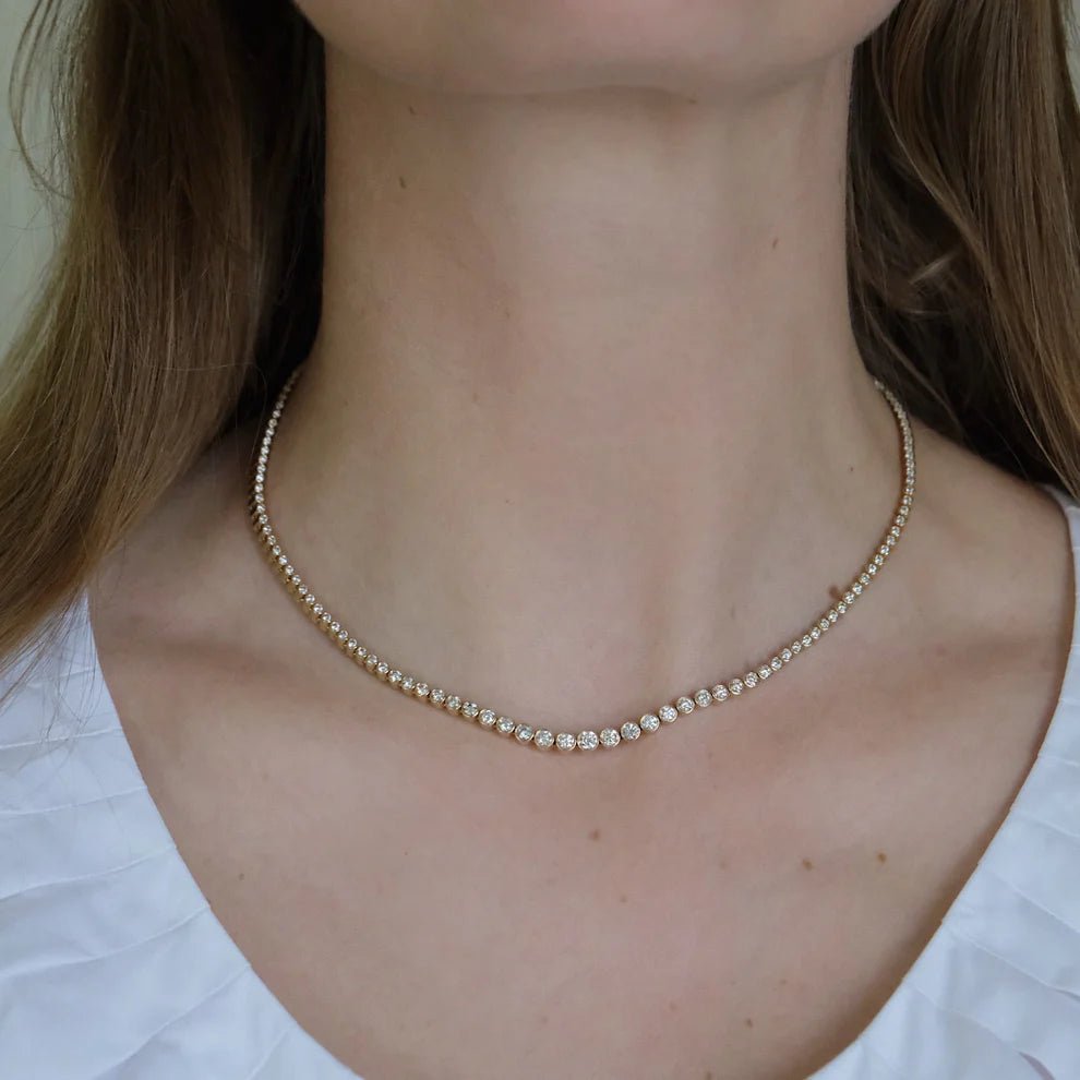 Le Soonar Ella Tennis Necklace - Den Lille Ida - Le Soonar