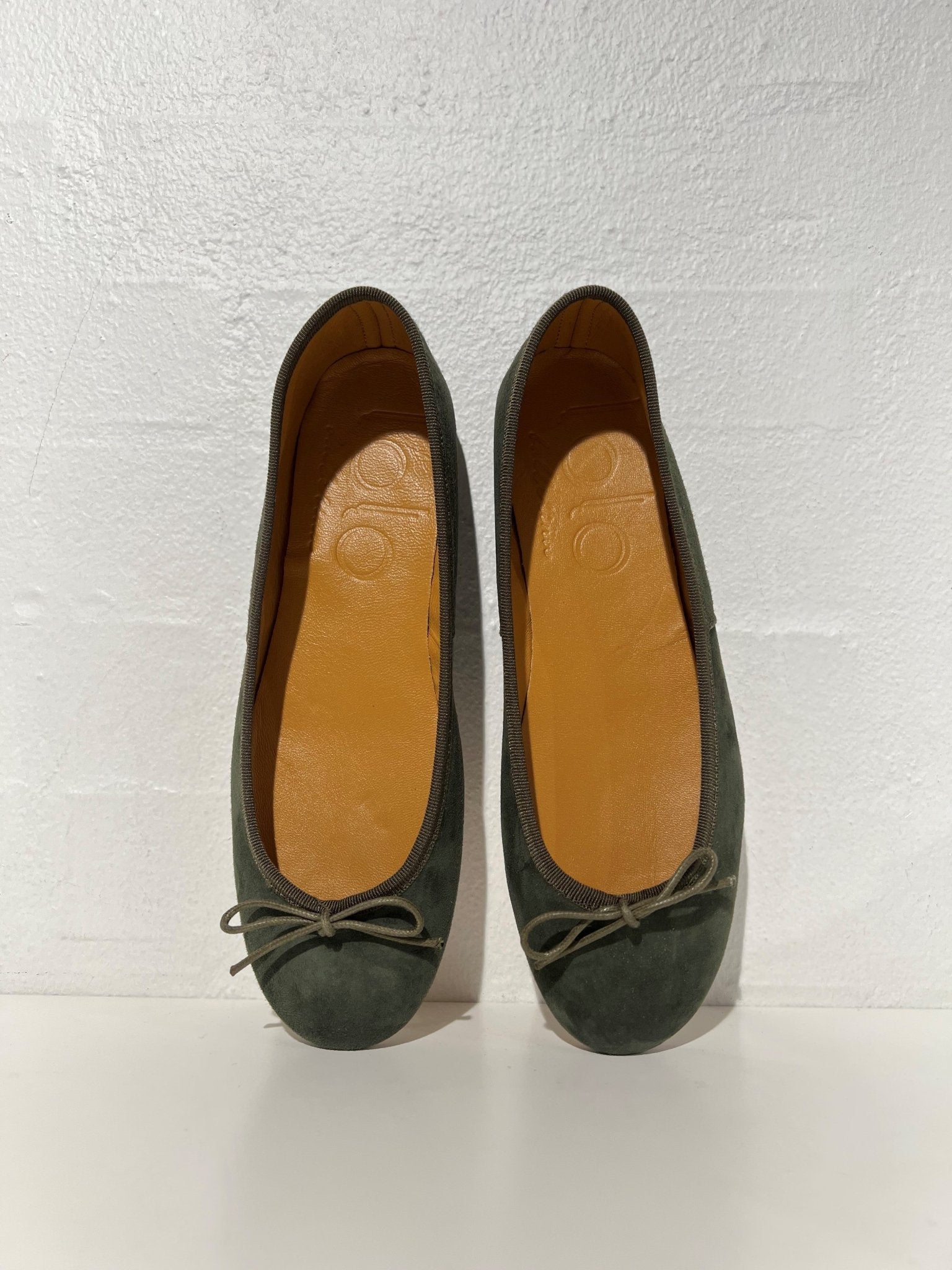 Lolo the Ballerina Capri Suede Hunter Green - Den Lille Ida - Lolo the Ballerina