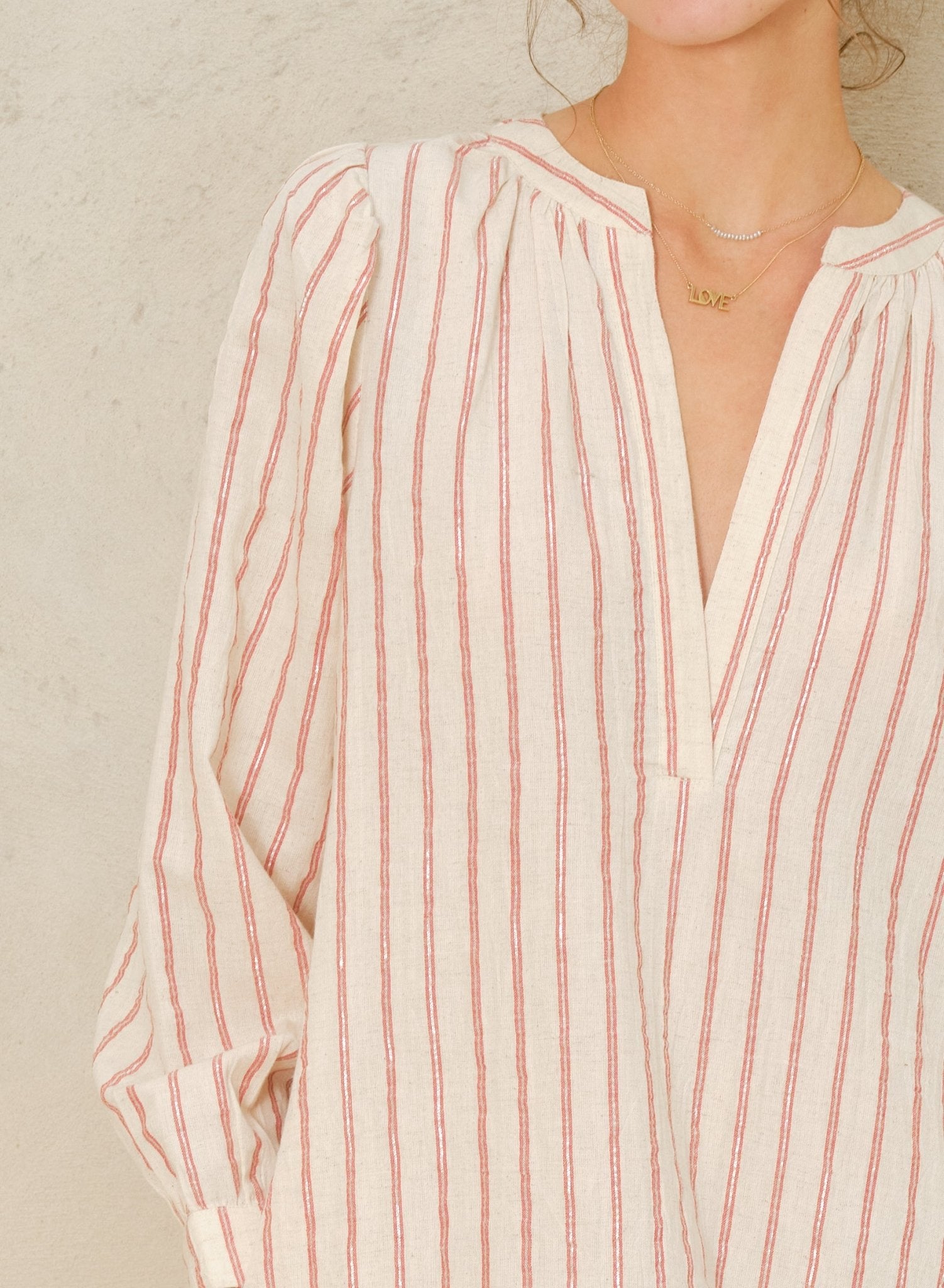 M.A.B.E. Myra Stripe Kaftan - Den Lille Ida - M.A.B.E