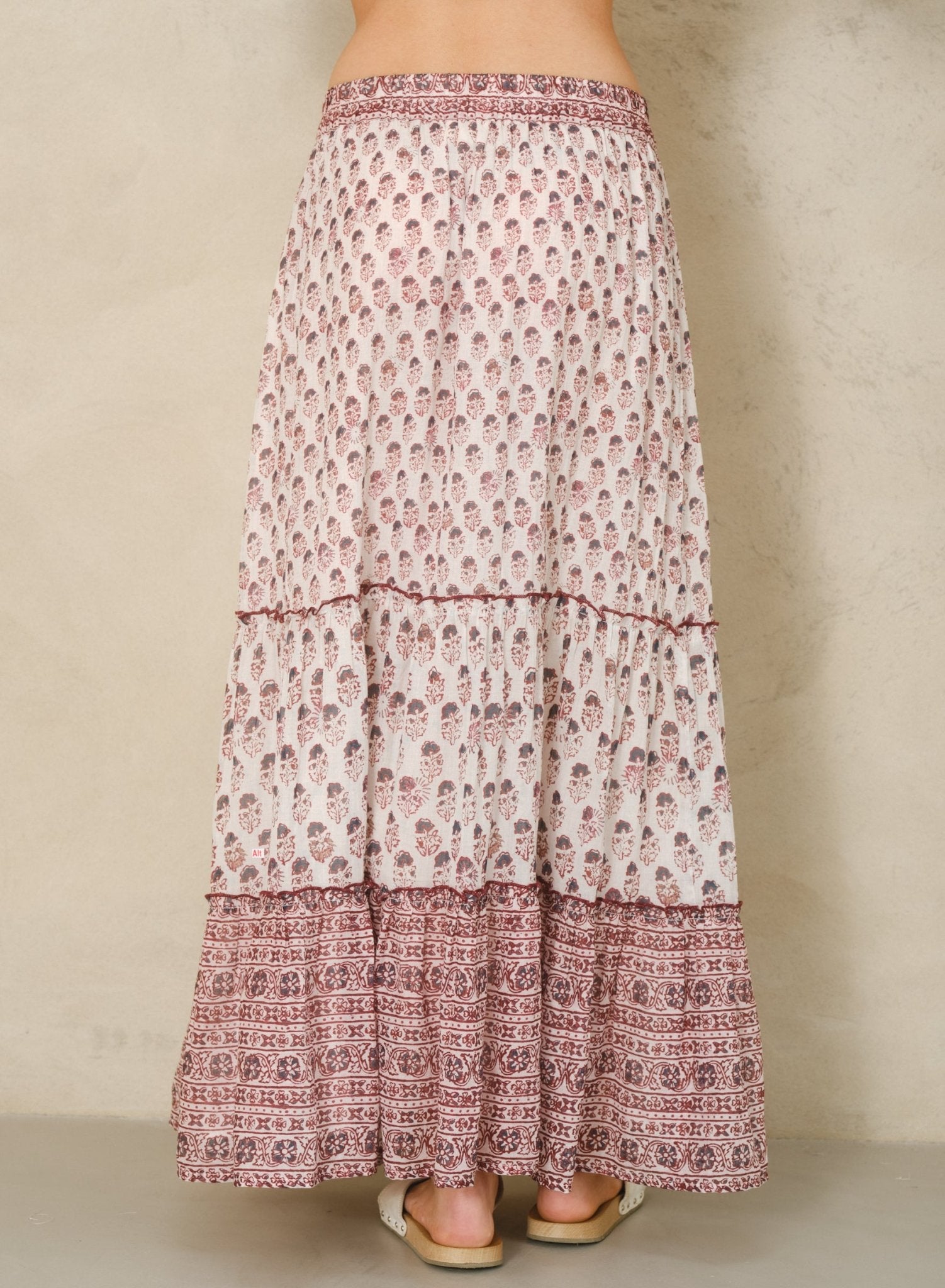 M.A.B.E. Kiki Print Maxi Skirt - Den Lille Ida - M.A.B.E