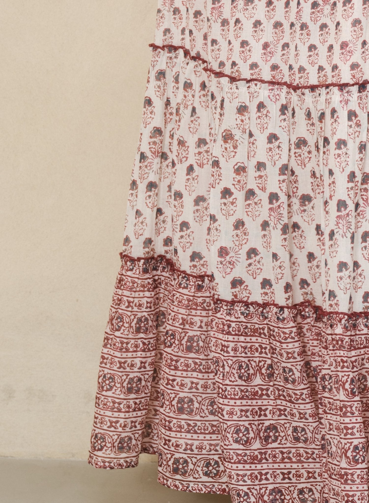 M.A.B.E. Kiki Print Maxi Skirt - Den Lille Ida - M.A.B.E