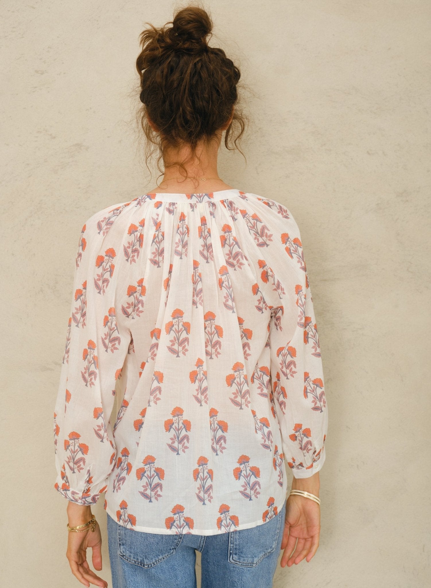 M.A.B.E. Cadi Print L/S Top - Den Lille Ida - M.A.B.E