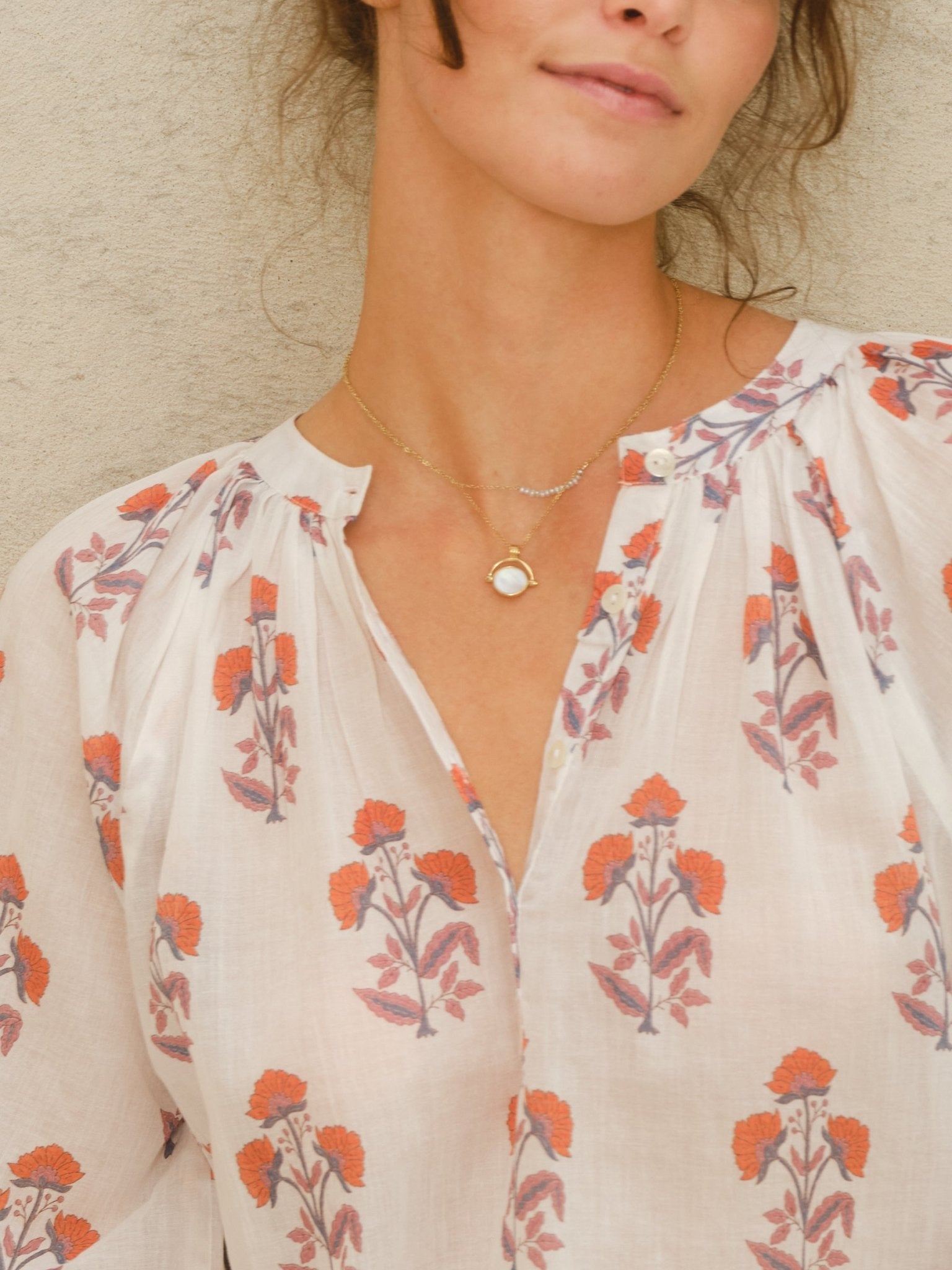 M.A.B.E. Cadi Print L/S Top - Den Lille Ida - M.A.B.E