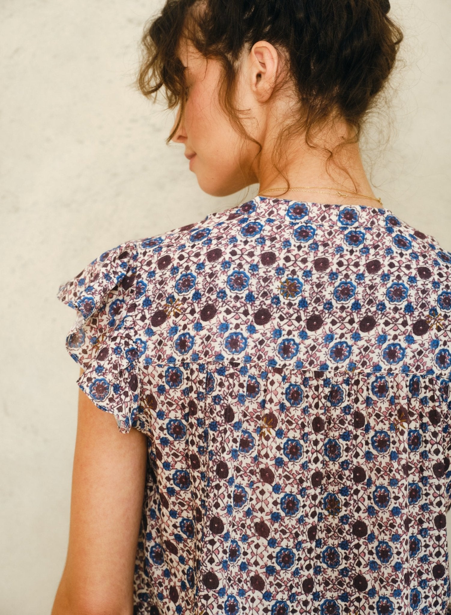 M.A.B.E. Lexi Print S/S Top Multi - Den Lille Ida - M.A.B.E