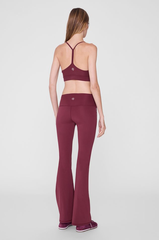 Anine Bing Gabrielle Legging Burgundy