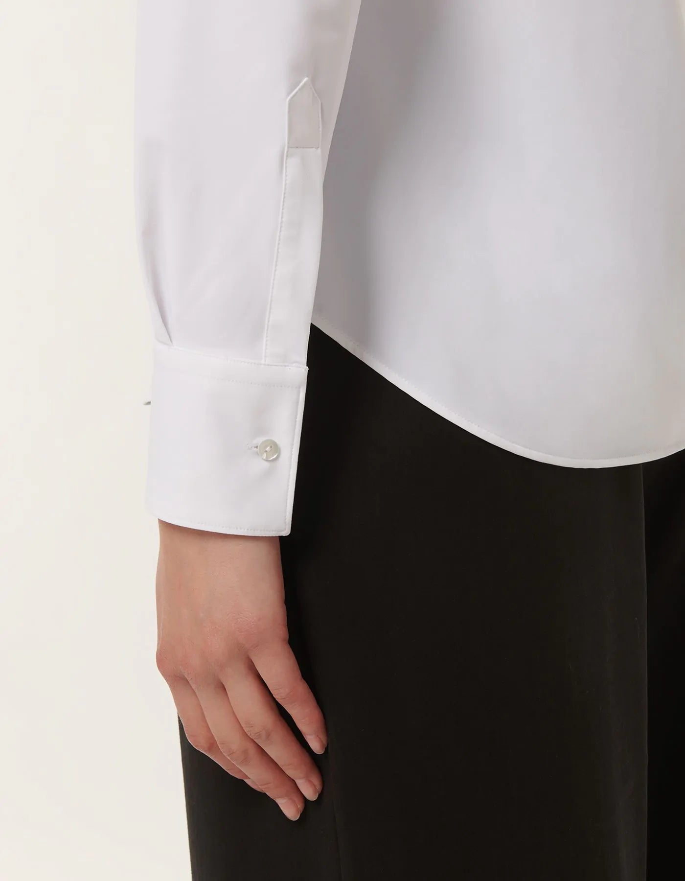Xacus Marta Shirt White Active Solid
