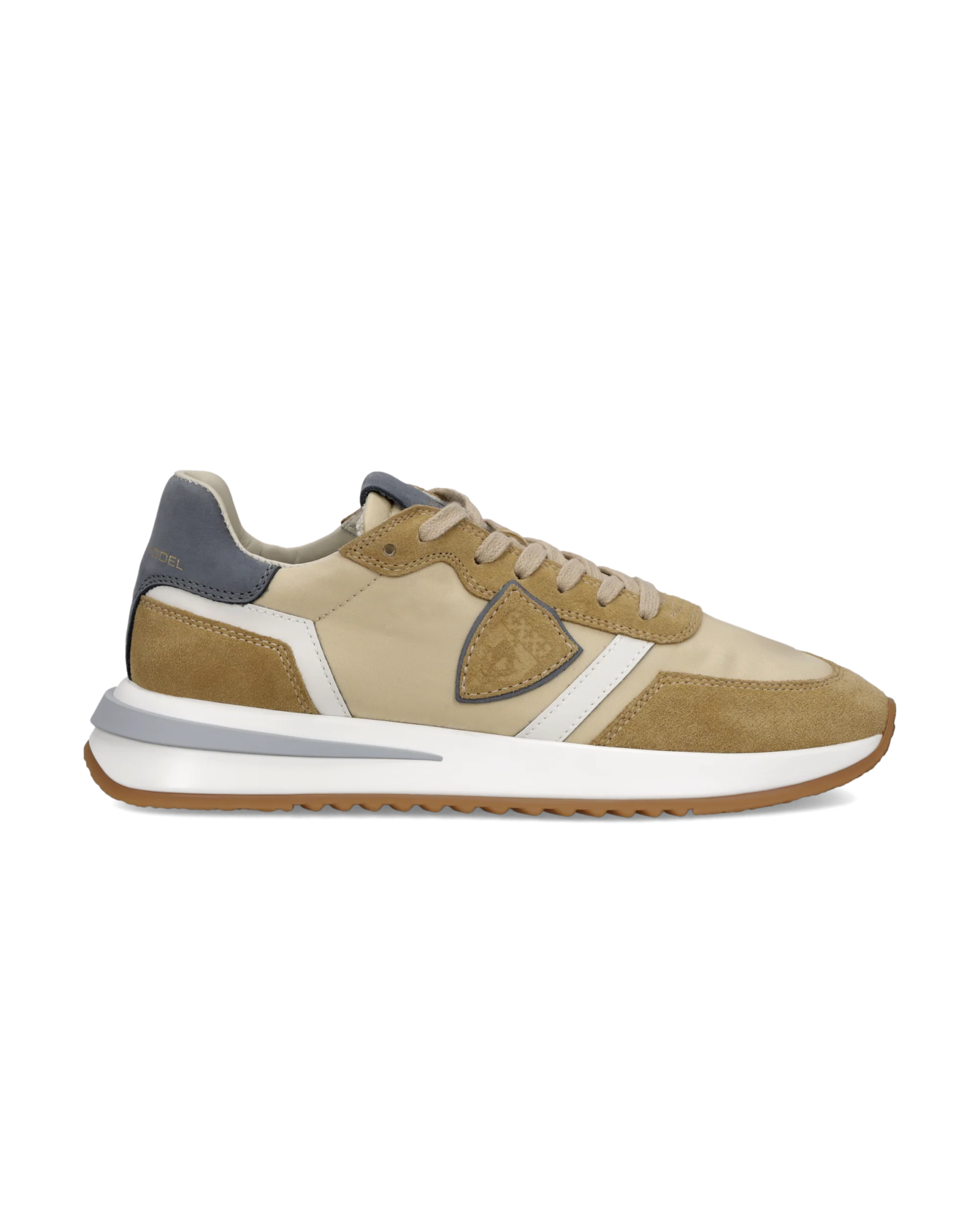 Philippe Model Tropez 2.1 Sneakers Sand Beige Blue - Den Lille Ida - Philippe Model