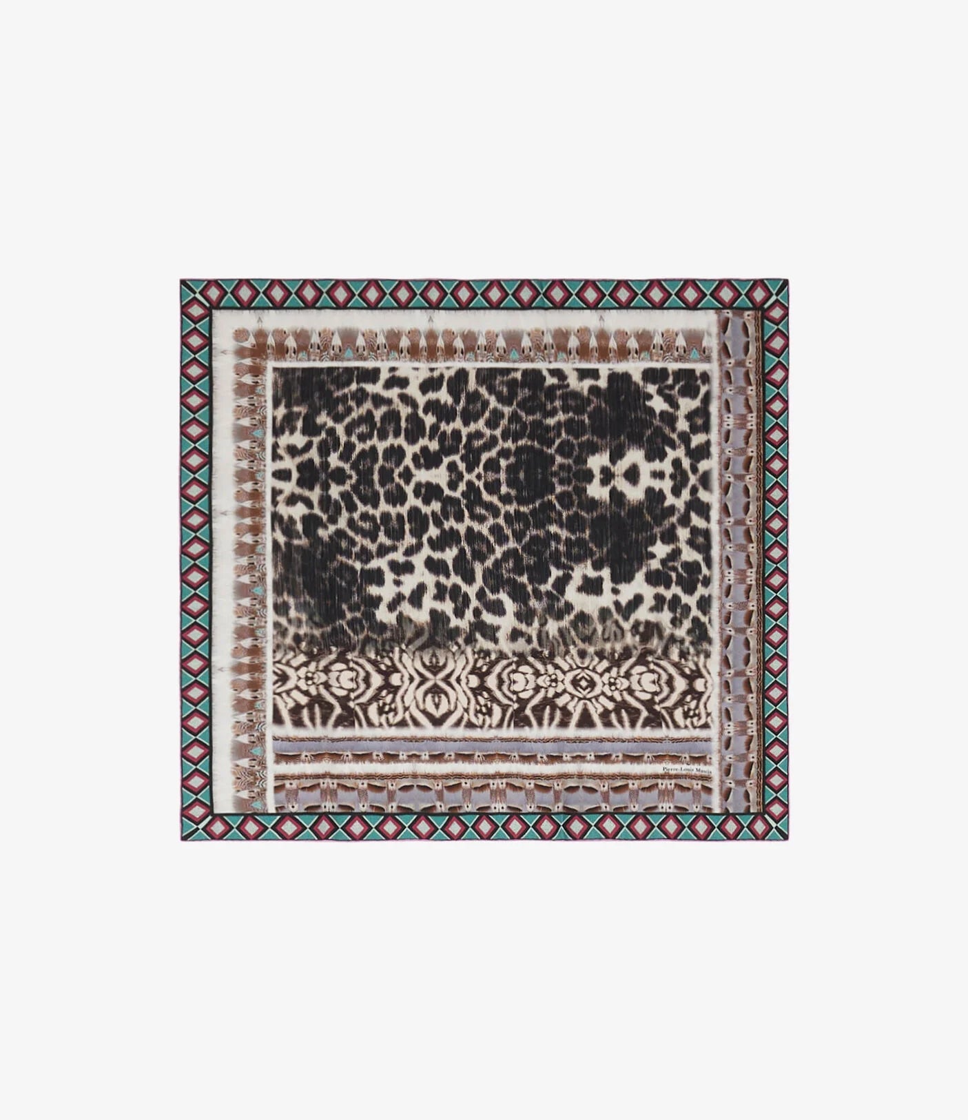 Pierre - Louis Mascia Aloe Bandana Silk Scarf Trama Selvatica - Den Lille Ida - Pierre - Louis Mascia