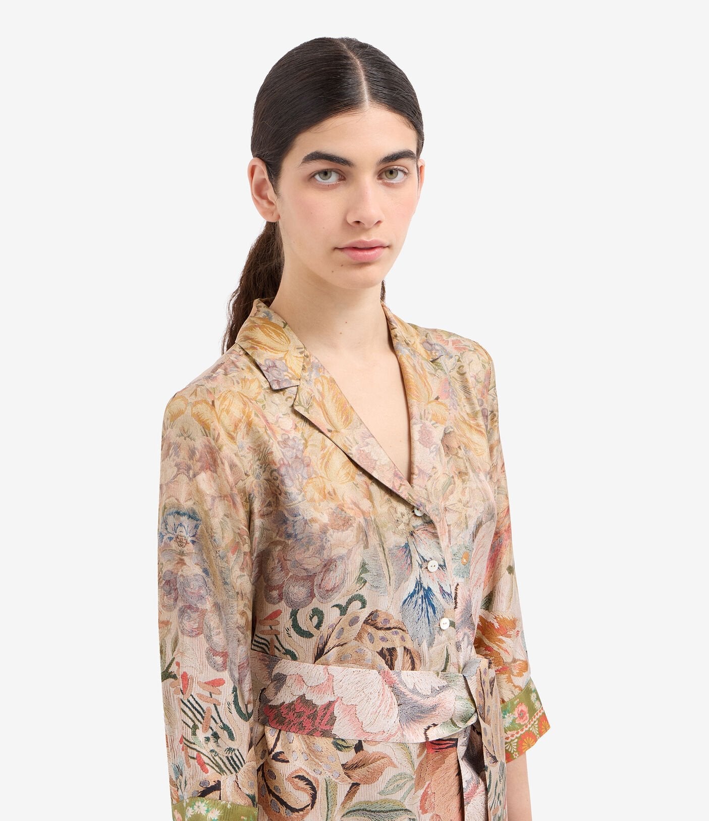 Pierre Louis Mascia Silk Dress Aloe - Den Lille Ida - Pierre - Louis Mascia