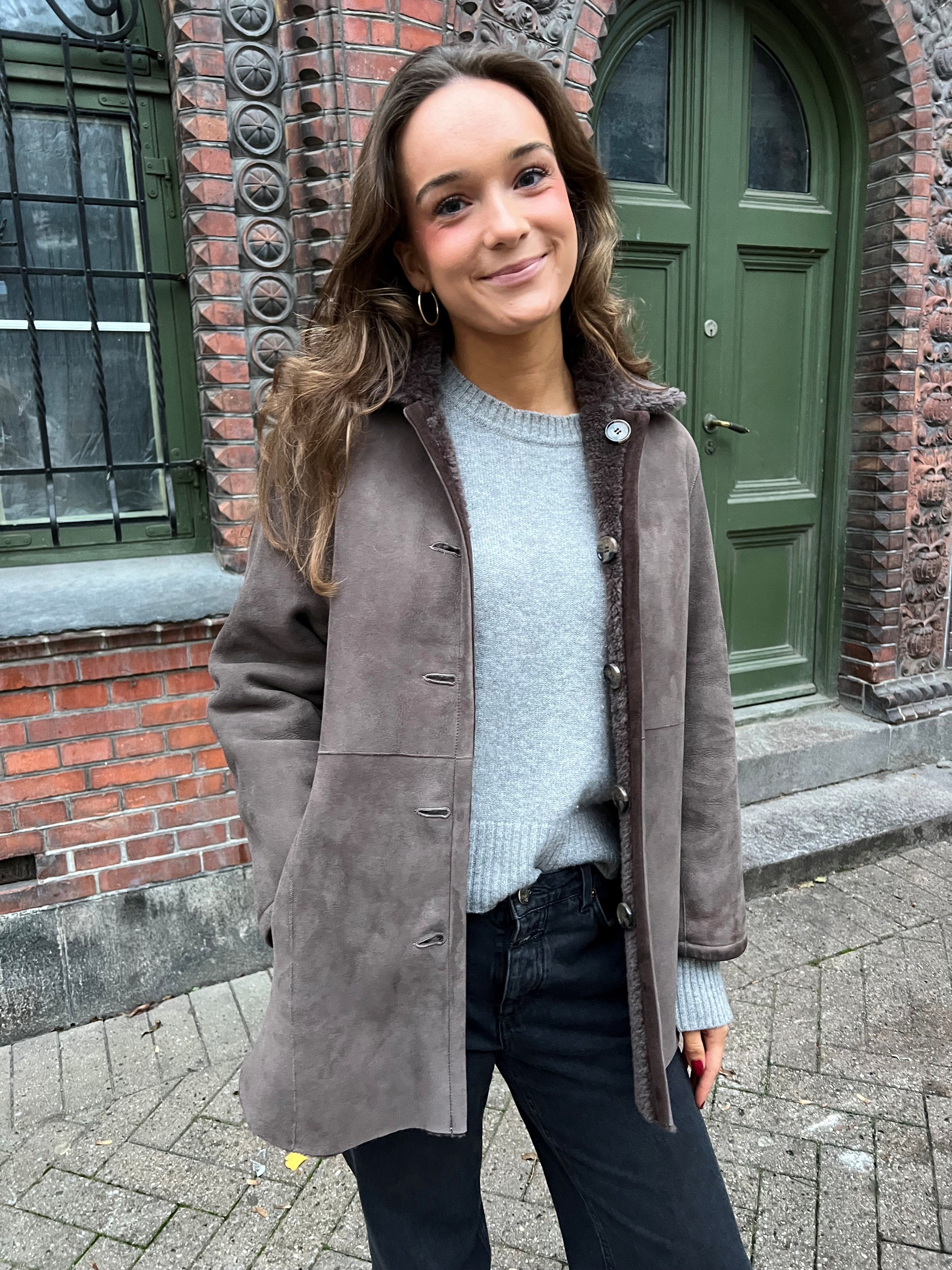 Benedikte Utzon Regine Jakke Taube Suede