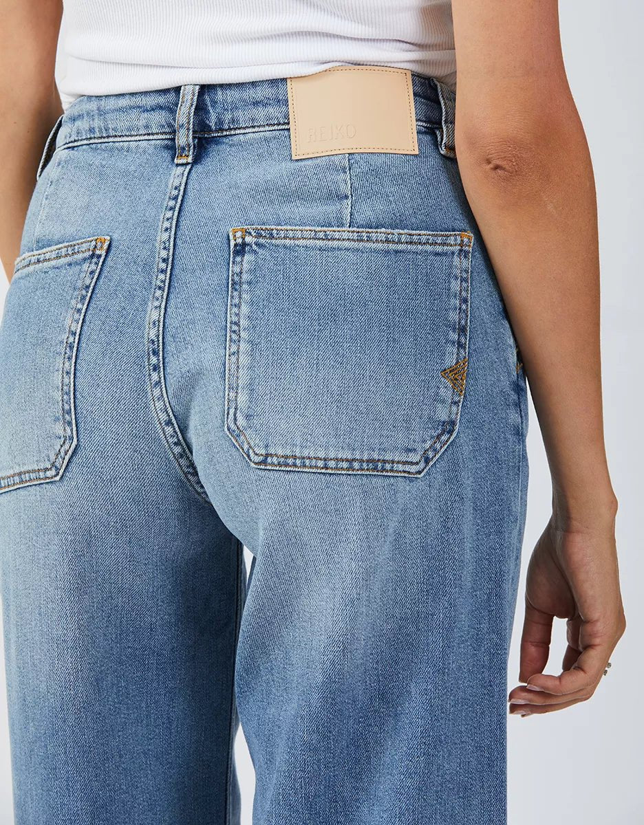 Reiko Pom Wide Jeans - Den Lille Ida - Reiko