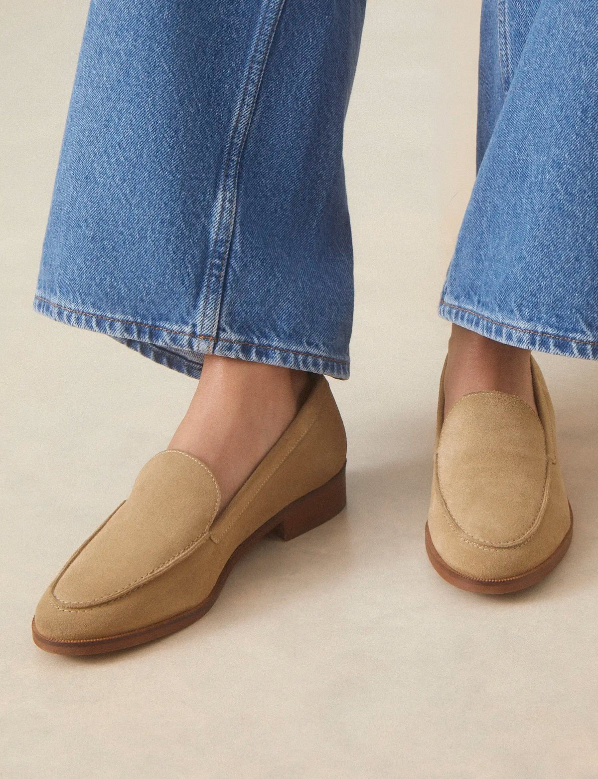 Rivecour Moccasin no 154 Suede Taupe - Den Lille Ida - Rivecour