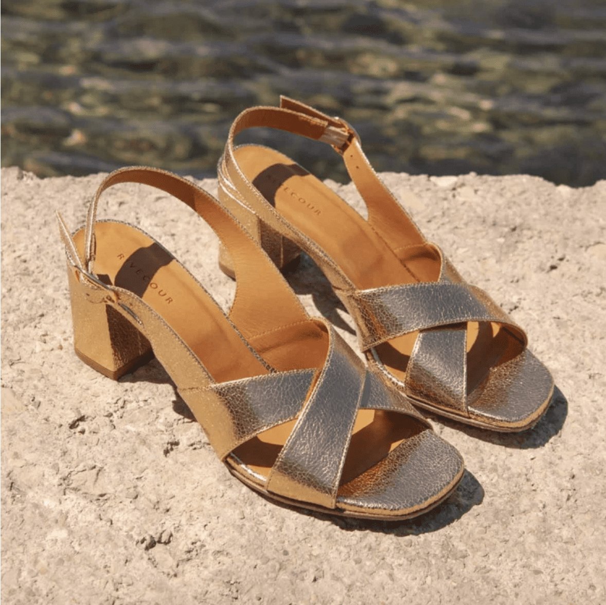 Rivecour sandal no 652 gold - Den Lille Ida - Rivecour