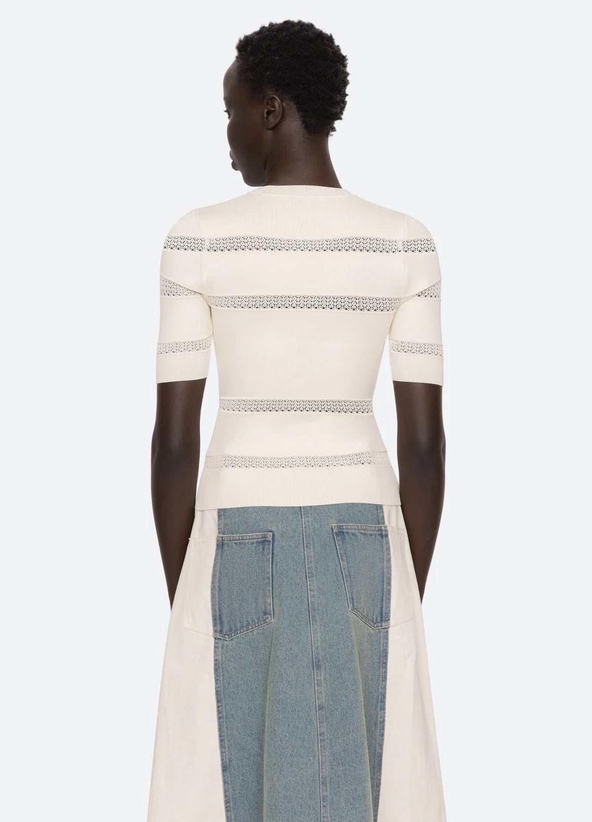 Sea New York Devon Knit Tee Cream - Den Lille Ida - Sea New York