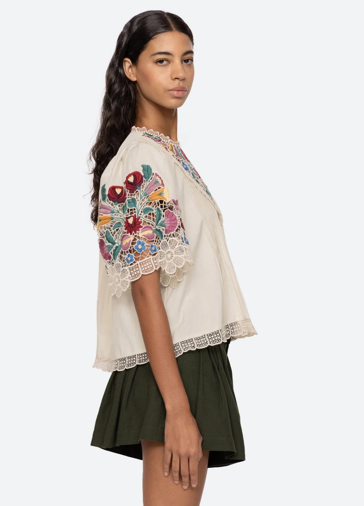 Sea New York Katharine Embroidery S/S Top - Den Lille Ida - Sea New York